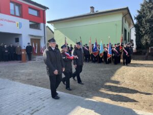 13.03.2022. Osiny. Przekazanie do użytku nowego wozu strażackiego i wyremontowanej remizy / Anna Głąb / Radio Kielce