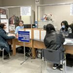 16.03.2022. Ostrowiec Św. Rejestracja uchodźców z Ukrainy / Emilia Sitarska / Radio Kielce