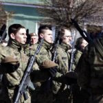 27.03.2022. Chęciny. Przysięga żołnierzy 10. Świętokrzyskiej Brygady Obrony Terytorialnej / Jarosław Kubalski / Radio Kielce