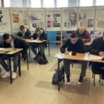 01.03.2022. Kielce. Zespół Szkół Elektrycznych. Akcja oddawania krwi / Iwona Murawska / Radio Kielce