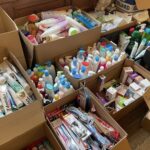 06.03.2022. Kielce. Dom Środowisk Twórczych. Zbiórka darów dla mieszkańców Ukrainy / Iwona Murawska / Radio Kielce