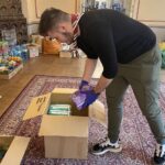 06.03.2022. Kielce. Dom Środowisk Twórczych. Zbiórka darów dla mieszkańców Ukrainy / Iwona Murawska / Radio Kielce