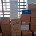 10.03.2022. Skalbmierz. Zespół Placówek Oświatowych włączył się w pomoc dla uchodźców z Ukrainy / Anna Surówka