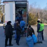 11.03.2022. Kazimierza Wielka. Transport humanitarny / Marta Gajda-Kruk / Radio Kielce