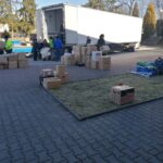 11.03.2022. Kazimierza Wielka. Transport humanitarny / Marta Gajda-Kruk / Radio Kielce