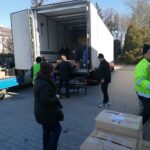 11.03.2022. Kazimierza Wielka. Transport humanitarny / Marta Gajda-Kruk / Radio Kielce