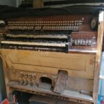 19.03.2022. Wiślica. Stół gry z roku 1927, który trafił do renowacji / Marta Gajda-Kruk / Radio Kielce