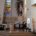 25.03.2022. Pińczów. Nabożeństwo w kościele Miłosierdzia Bożego w Pińczowie / Marta Gajda-Kruk / Radio Kielce