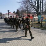 26.03.2022. Pińczów. VI edycja Imieninowego Rajdu Pieszego Józefa Piłsudskiego na trasie Pińczów- Grudzyny / Marta Gajda-Kruk / Radio Kielce