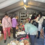 24.03.2022. Kielce. Świętokrzyski Urząd Wojewódzki. Punkt pomocy rzeczowej dla uchodźców z Ukrainy / Iwona Murawska / Radio Kielce