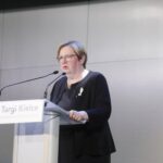 18.03.2022. Kielce. Otwarcie targów Agrotech. Na zdjęciu: Bożena Szczypiór - zastępca prezydenta Kielc / Jarosław Kubalski / Radio Kielce