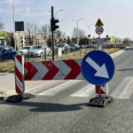 29.03.2022. Kielce. Ulica Sandomierska. Zmiany w organizacji ruchu / Jarosław Kubalski / Radio Kielce