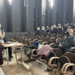 03.03.2022. Sandomierz. Port Kultury. Spotkanie w sprawie opłat w PEC / Grażyna Szlęzak-Wójcik / Radio Kielce