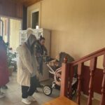 02.03.2022. Obrazów. Uchodźcy w gospodarstwie agroturystycznym „Wojtasówka” / Grażyna Szlęzak-Wójcik / Radio Kielce