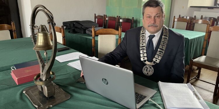 Na zdjęciu: Wojciech Czerwiec - przewodniczący Rady Miasta Sandomierza / Fot. Grażyna Szlęzak - Radio Kielce
