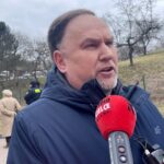 06.03.2022. Sandomierz. Bieg Tropem Wilczym. Na zdjęciu: poseł Marek Kwitek / Grażyna Szlęzak-Wójcik / Radio Kielce