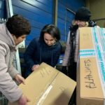 07.03.2022. Sandomierz. 40 ton darów dla Ukrainy przyjechało do Sandomierza z Wiednia / Michał Mendak / rzecznik burmistrza Sandomierza