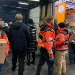 07.03.2022. Sandomierz. 40 ton darów dla Ukrainy przyjechało do Sandomierza z Wiednia / Michał Mendak / rzecznik burmistrza Sandomierza