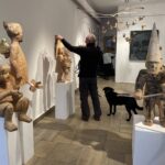 12.03.2022 Sandomierz. Galeria Biura Wystaw Artystycznych. Wystawa prac  Zbigniewa Burego / Grażyna Szlęzak-Wójcik / Radio Kielce