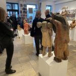 12.03.2022 Sandomierz. Galeria Biura Wystaw Artystycznych. Wystawa prac  Zbigniewa Burego / Grażyna Szlęzak-Wójcik / Radio Kielce