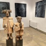 12.03.2022 Sandomierz. Galeria Biura Wystaw Artystycznych. Wystawa prac  Zbigniewa Burego / Grażyna Szlęzak-Wójcik / Radio Kielce