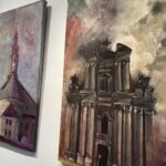 12.03.2022 Sandomierz. Galeria Biura Wystaw Artystycznych. Wystawa prac  Zbigniewa Burego / Grażyna Szlęzak-Wójcik / Radio Kielce