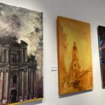 12.03.2022 Sandomierz. Galeria Biura Wystaw Artystycznych. Wystawa prac  Zbigniewa Burego / Grażyna Szlęzak-Wójcik / Radio Kielce