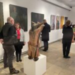 12.03.2022 Sandomierz. Galeria Biura Wystaw Artystycznych. Wystawa prac  Zbigniewa Burego / Grażyna Szlęzak-Wójcik / Radio Kielce