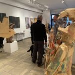 12.03.2022 Sandomierz. Galeria Biura Wystaw Artystycznych. Wystawa prac  Zbigniewa Burego / Grażyna Szlęzak-Wójcik / Radio Kielce