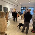 12.03.2022 Sandomierz. Galeria Biura Wystaw Artystycznych. Wystawa prac  Zbigniewa Burego / Grażyna Szlęzak-Wójcik / Radio Kielce