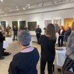 12.03.2022 Sandomierz. Galeria Biura Wystaw Artystycznych. Wystawa prac  Zbigniewa Burego / Grażyna Szlęzak-Wójcik / Radio Kielce