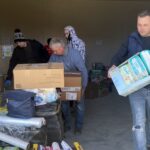 14.03.2022. Sandomierz. Zbiórka darów dla Ukrainy zorganizowana przez Caritas Diecezji Sandomierskiej / Grażyna Szlęzak-Wójcik / Radio Kielce