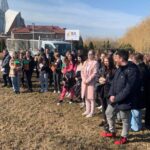 15.03.2022. Staszów. Montaż prawie 40 budek lęgowych dla ptaków w Parku Miejskim im. Górników Siarkowych / Piotr Andryka