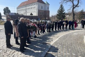 20.03.2022. Sandomierz. Uroczystości patriotyczne / Grażyna Szlęzak-Wójcik / Radio Kielce