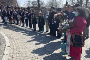 20.03.2022. Sandomierz. Uroczystości patriotyczne / Grażyna Szlęzak-Wójcik / Radio Kielce