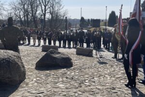 20.03.2022. Sandomierz. Uroczystości patriotyczne / Grażyna Szlęzak-Wójcik / Radio Kielce