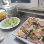 21.03.2022. Sandomierz. Zespół Szkół Gastronomicznych i Hotelarskich. Wiosenne gotowanie / Grażyna Szlęzak-Wójcik / Radio Kielce