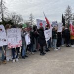 09.03.2022. Końskie. Happening „Nie dla wojny” / Magdalena Galas-Klusek / Radio Kielce