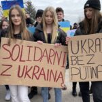 09.03.2022. Końskie. Happening „Nie dla wojny” / Magdalena Galas-Klusek / Radio Kielce