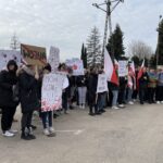 09.03.2022. Końskie. Happening „Nie dla wojny” / Magdalena Galas-Klusek / Radio Kielce