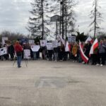 09.03.2022. Końskie. Happening „Nie dla wojny” / Magdalena Galas-Klusek / Radio Kielce