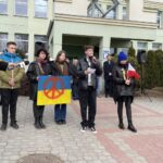 09.03.2022. Końskie. Happening „Nie dla wojny” / Magdalena Galas-Klusek / Radio Kielce