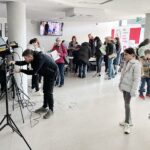 17.03.2022. Kielce. Ukraińcy oczekujący na wyrobienie numeru PESEL / Wiktor Taszłow / Radio Kielce