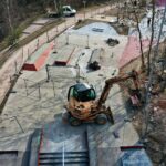 30.03.2022. Kielce. Skatepark / Jarosław Kubalski / Radio Kielce