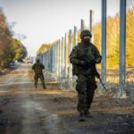 23.03.2022. Granica polsko-białoruska. Patrole Wojska Polskiego / 16 Dywizja Zmechanizowana