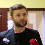 15.03.2022. Kielce. Wręczenie grantów laureatom konkursu Ministra Edukacji i Nauki "Inkubator Innowacyjności". Na zdjęciu: dr inż. Jarosław Rolek / Wiktor Taszłow / Radio Kielce