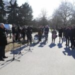 18.03.2022. Kielce. Odsłonięcie popiersia Wiesława Gołasa / Wiktor Taszłow / Radio Kielce