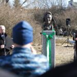 18.03.2022. Kielce. Odsłonięcie popiersia Wiesława Gołasa / Wiktor Taszłow / Radio Kielce