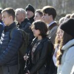 18.03.2022. Kielce. Odsłonięcie popiersia Wiesława Gołasa / Wiktor Taszłow / Radio Kielce