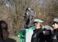 18.03.2022. Kielce. Odsłonięcie popiersia Wiesława Gołasa / Wiktor Taszłow / Radio Kielce